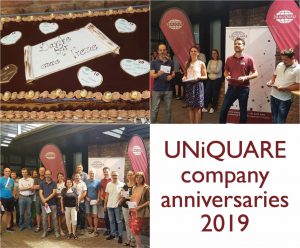 UNiQUARE honours 21 employees for their company anniversaries this year