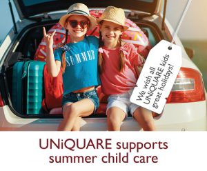 UNiQUARE supports summer child care