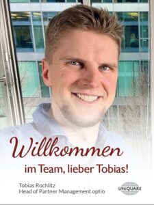 Read more about the article Herzlich willkomen, lieber Tobias!
