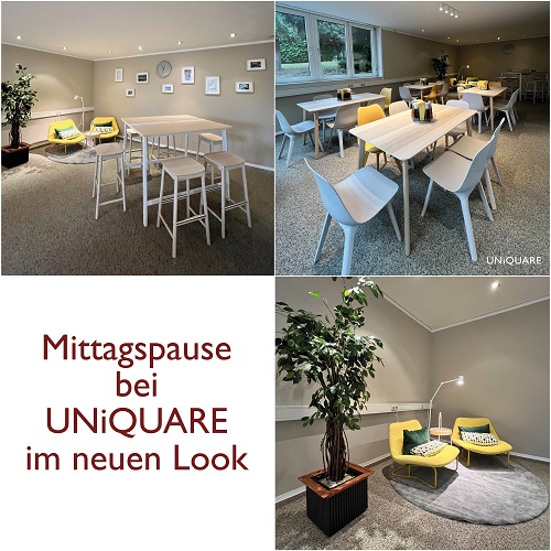 Du betrachtest gerade Mittagspause bei UNiQUARE im neuen Look