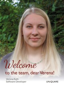 Read more about the article Welcome, dear Verena!