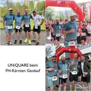 Mehr über den Artikel erfahren UNiQUARE beim FH Kärnten Geolauf